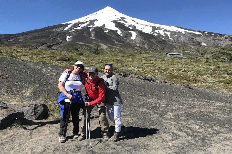 Volcan Osorno Desolacion Hike with Petrohue Falls on a Private Tour