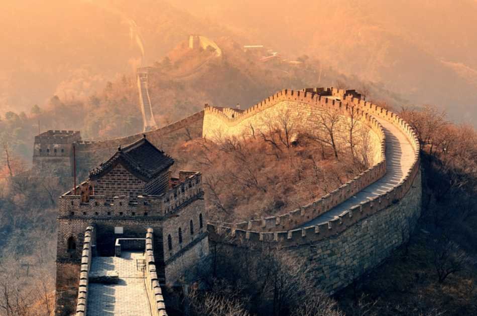 Panoramic View of the Mutianyu Great Wall by Helicopter Private Tour in Beijing