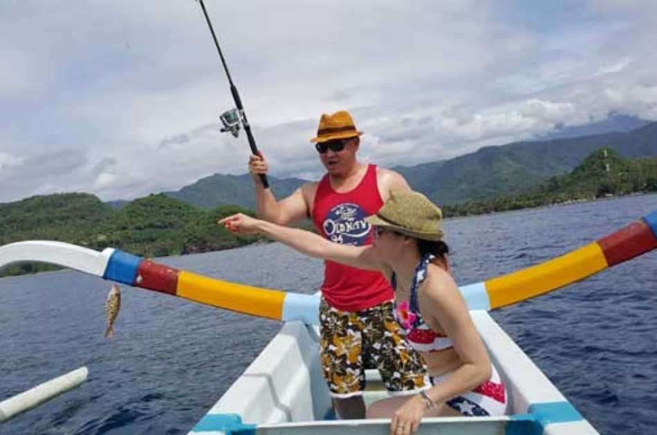 Private Coral Fishing With Traditional Boat in Bali
