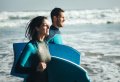 Body Board Class in Ostia Lido Beach near Rome