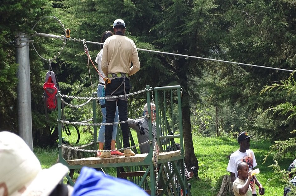 Kenya's Stunning Kereita Forest Zip Lining, Archery & Cycling Tour