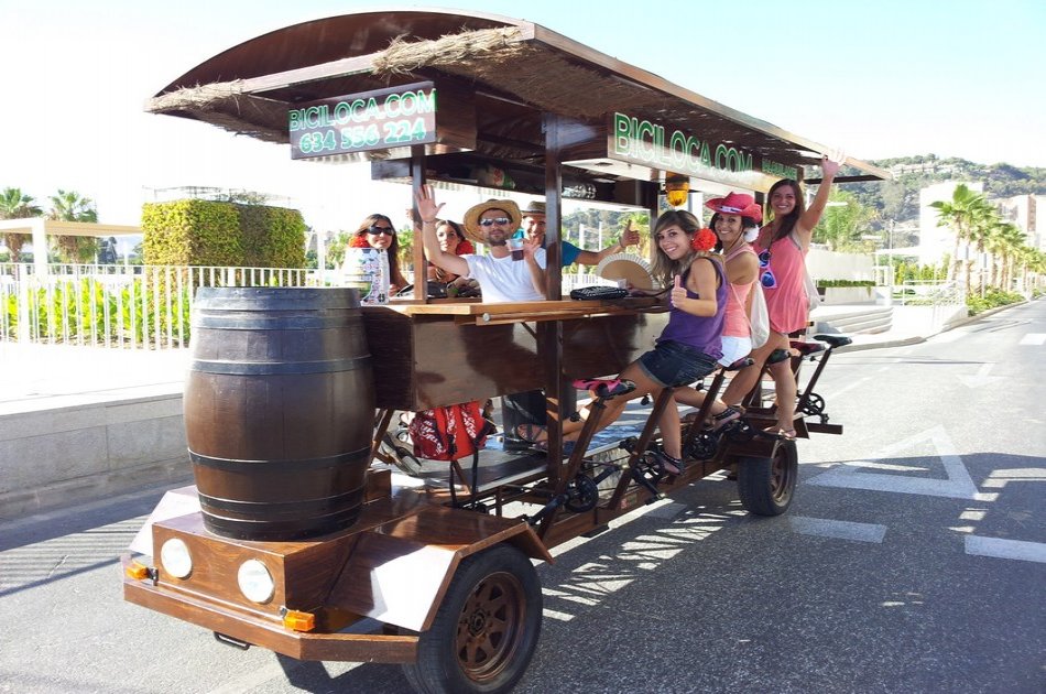 1 Hour Beer Bike Barcelona Tour