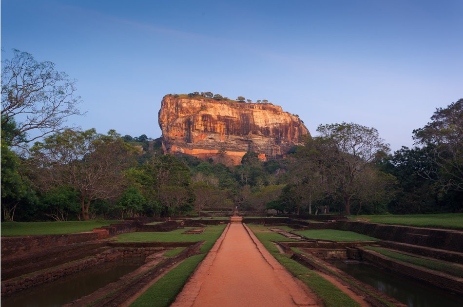 Sigiriya Rock and Minneriya from Kandy