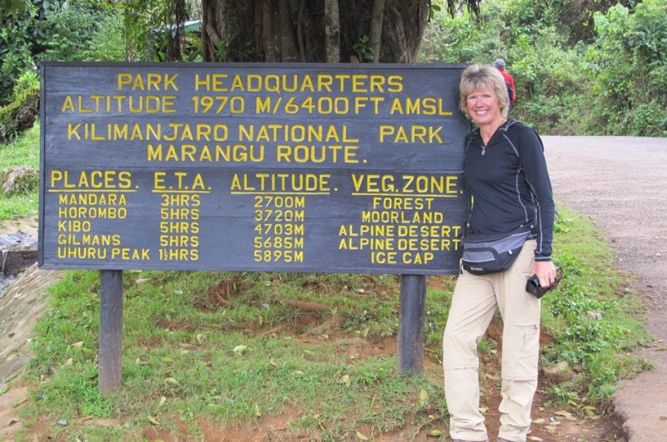 6 Days Kilimanjaro Trekking via Marangu Route + 2 Nights Hotel Stay